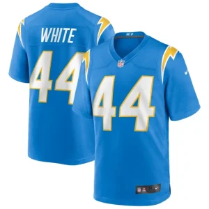 Mens Los Angeles Chargers Kyzir White Nike Powder Blue Game Jersey