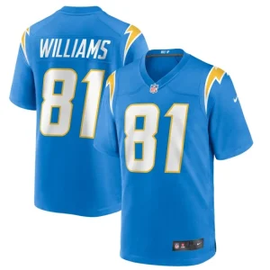 Mens Los Angeles Chargers Mike Williams Nike Powder Blue Game Jersey