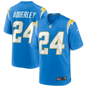 Mens Los Angeles Chargers Nasir Adderley Nike Powder Blue Game Jersey