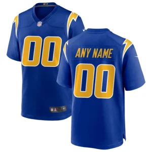 Mens Los Angeles Chargers Nike Royal Alternate Custom Game Jersey