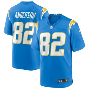 Mens Los Angeles Chargers Stephen Anderson Nike Powder Blue Game Player Jersey