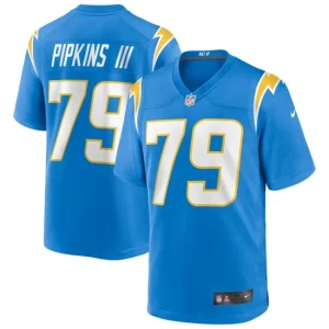 Mens Los Angeles Chargers Trey Pipkins III Nike Powder Blue Game Jersey