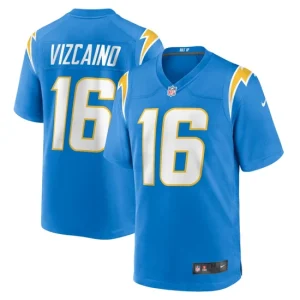 Mens Los Angeles Chargers Tristan Vizcaino Nike Powder Blue Game Jersey