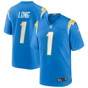 Mens Los Angeles Chargers Ty Long Nike Powder Blue Game Jersey