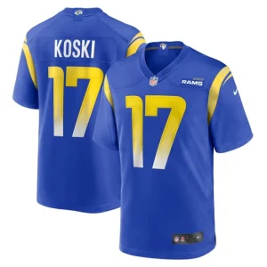 Mens Los Angeles Rams J.J. Koski Nike Royal Game Jersey