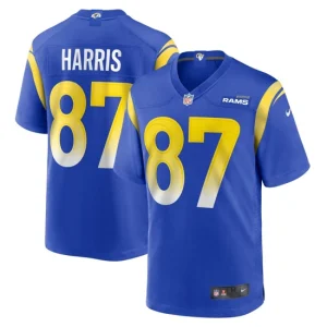 Mens Los Angeles Rams Jacob Harris Nike Royal Game Player Jersey