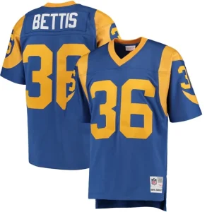 Mens Los Angeles Rams Jerome Bettis Mitchell & Ness Royal Retired Player Legacy Jersey