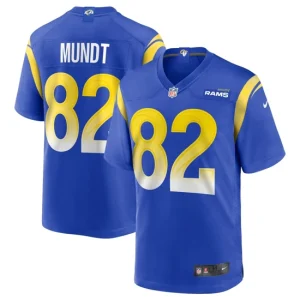 Mens Los Angeles Rams Johnny Mundt Nike Royal Game Jersey