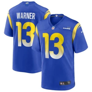 Mens Los Angeles Rams Kurt Warner Nike Royal Game Retired Player Jersey