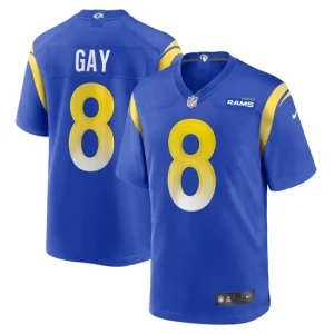 Mens Los Angeles Rams Matt Gay Nike Royal Game Jersey