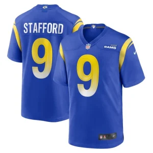 Mens Los Angeles Rams Matthew Stafford Nike Royal Player Game Jersey