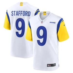 Mens Los Angeles Rams Matthew Stafford Nike White Alternate Game Jersey