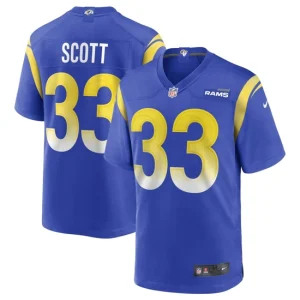 Mens Los Angeles Rams Nick Scott Nike Royal Game Jersey