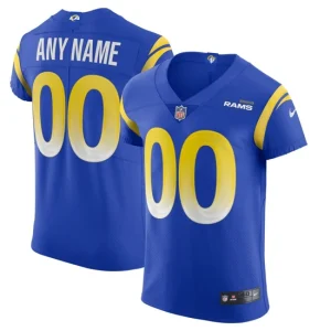 Mens Los Angeles Rams Nike Royal Vapor Elite Custom Jersey