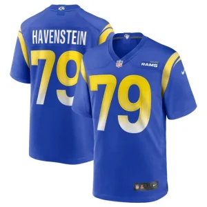 Mens Los Angeles Rams Rob Havenstein Nike Royal Game Jersey