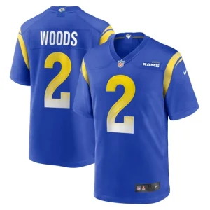 Mens Los Angeles Rams Robert Woods Nike Royal Player Game Jersey