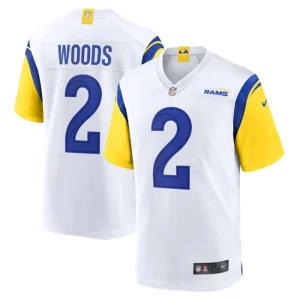 Mens Los Angeles Rams Robert Woods Nike White Game Jersey