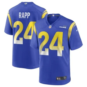 Mens Los Angeles Rams Taylor Rapp Nike Royal Game Jersey