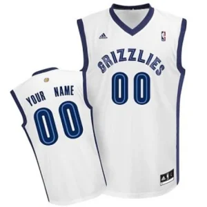 Mens Memphis Grizzlies Custom White