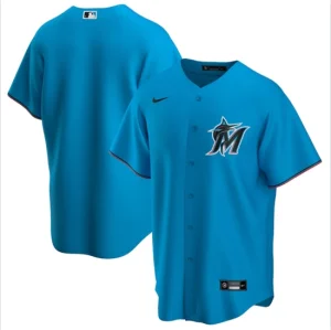 Mens Miami Marlins Nike Blue Jersey