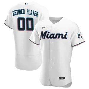 Mens Miami Marlins Nike White Home Pick-A-Player Retired Roster Jersey