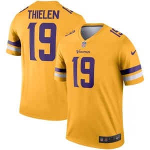 Mens Minnesota Vikings Adam Thielen Nike Gold Inverted Legend Jersey