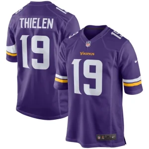 Mens Minnesota Vikings Adam Thielen Nike Purple Game Player Jersey