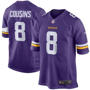 Mens Minnesota Vikings Kirk Cousins Nike Purple Game Player Jersey