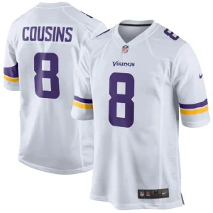 Mens Minnesota Vikings Kirk Cousins Nike White Game Jersey