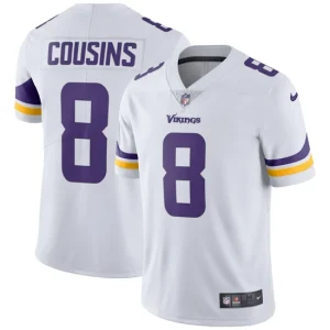 Mens Minnesota Vikings Kirk Cousins Nike White Vapor Untouchable Limited Jersey