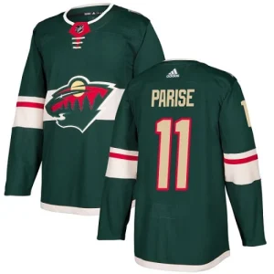 Mens Minnesota Wild Zach Parise 11 Authentic Green Home