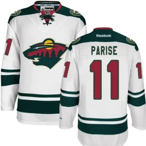 Mens Minnesota Wild Zach Parise 11 Reebok Away