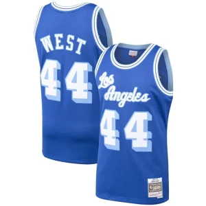 Mens Mitchell & Ness Jerry West Royal Los Angeles Lakers Hardwood Classics 1960-61 Swingman Jersey