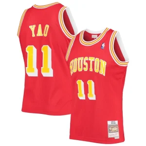 Mens Mitchell & Ness Yao Ming Red Houston Rockets 2004-05 Hardwood Classics Swingman Jersey