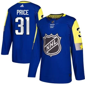 Mens Montreal Canadiens Carey Price 31 Authentic Royal Blue 2018 All-Star Atlantic Division