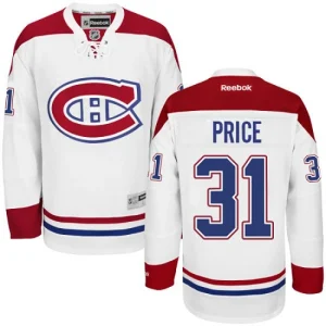 Mens Montreal Canadiens Carey Price 31 Reebok White Away