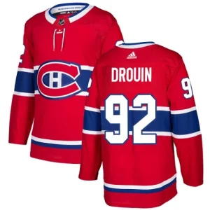 Mens Montreal Canadiens Jonathan Drouin 92 Authentic Red Home