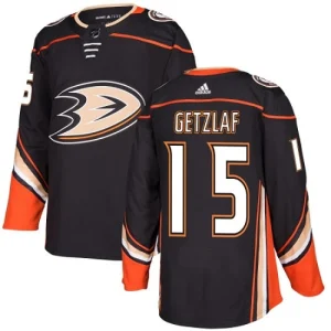 Mens NHL Anaheim Ducks Ryan Getzlaf 15 Black Authentic Home