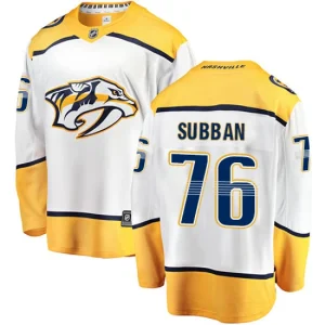 Mens Nashville Predators P.K Subban 76 Breakaway White Fanatics Branded Away