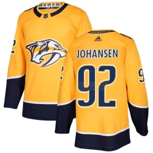 Mens Nashville Predators Ryan Johansen 92 Authentic Gold Home