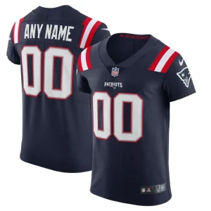 Mens New England Patriots Nike Navy Vapor Elite Custom Jersey