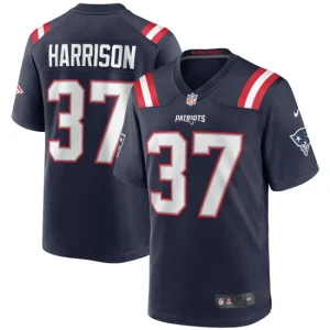 Mens New England Patriots Rodney Harrison Nike Navy Game Retired Player Jersey