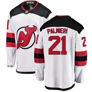 Mens New Jersey Devils Kyle Palmieri 21 Breakaway White Fanatics Branded Away