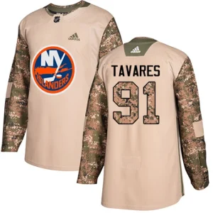 Mens New York Islanders John Tavares 91 Authentic Camo Veterans Day Practice