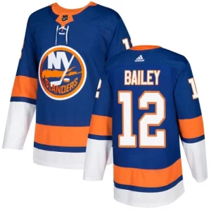 Mens New York Islanders Josh Bailey 12 Authentic Royal Blue Home