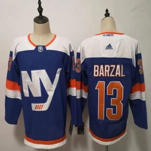 Mens New York Islanders Mathew Barzal 13 2018-19 Blue Authentic