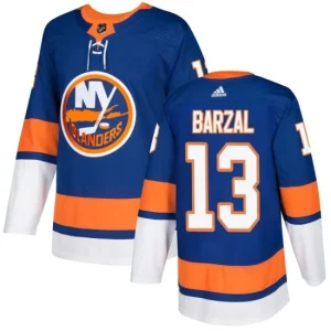 Mens New York Islanders Mathew Barzal 13 Royal Authentic