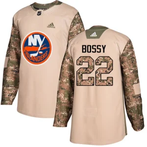 Mens New York Islanders Mike Bossy 22 Authentic Camo Veterans Day Practice