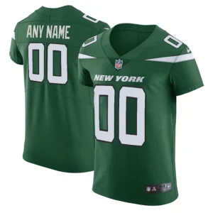 Mens New York Jets Nike Gotham Green Vapor Untouchable Elite Custom Jersey