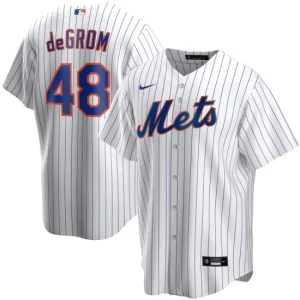 Mens New York Mets Jacob deGrom Nike White Home Player Name Jersey